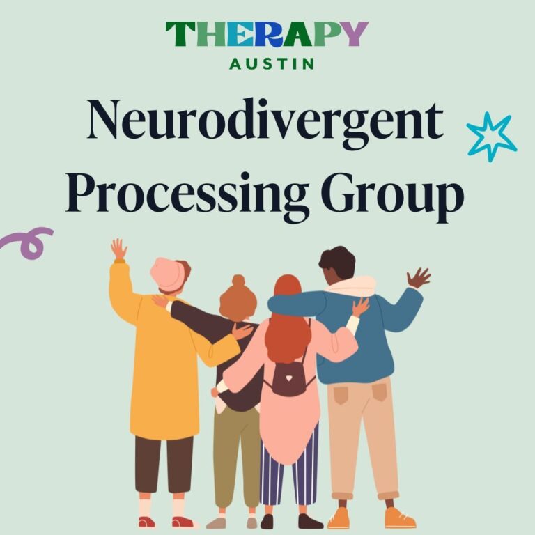 Neurodivergent Processing Group is an online goup therapy that supports adults who are Neurodivergent in Austin Texas
